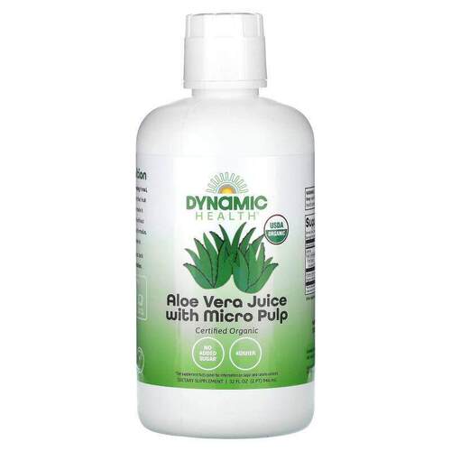 Dynamic Health,芦荟汁，含微果肉，32 液量盎司（946 毫升）