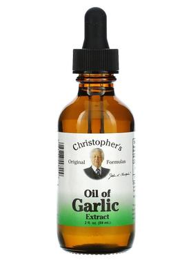 Christopher's Original Formulas,大蒜提取物油，2液盎司（59毫