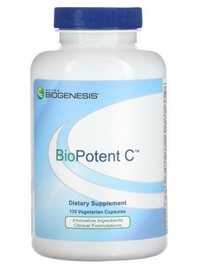 Nutra BioGenesis,BioPotent C，135 粒素食胶囊