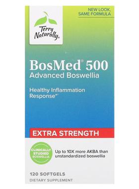 Terry Naturally,BosMed 500，高级乳香，特强型，500 毫克，120