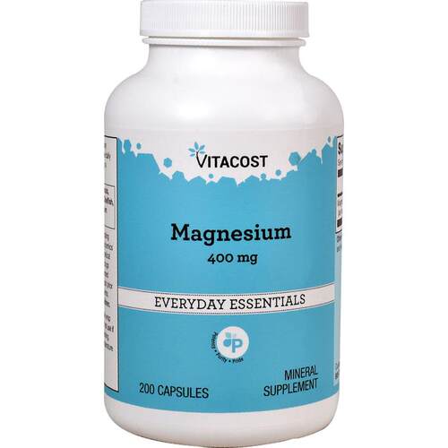 Vitacost,Magnesium, 400 mg, 200 Capsules
