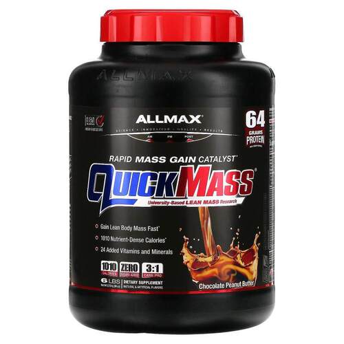 ALLMAX,QuickMass，快速增肌催化剂，巧克力花生酱，6 磅（2.72