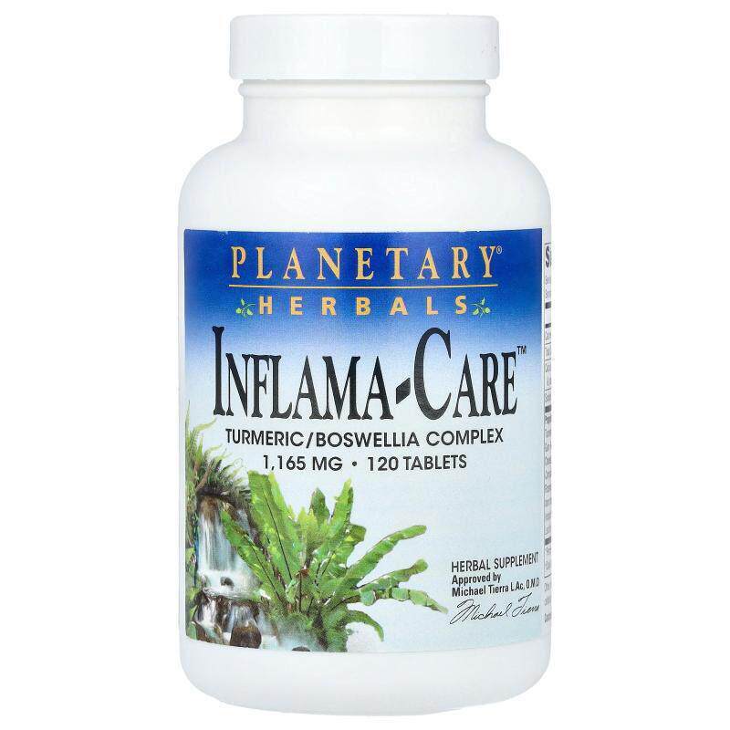 Planetary Herbals,Inflama-Care™，姜黄/乳香复合物，120 片