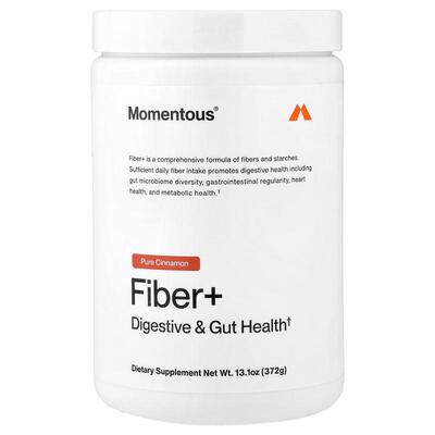 Momentous,Fiber+, Pure Cinnamon, 13.1 oz (372 g)