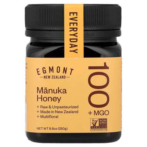 Egmont Honey,麦卢卡蜂蜜，未加工且未经巴氏，MGO 100+