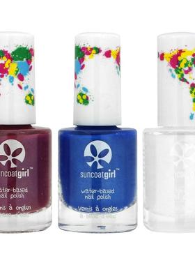 SuncoatGirl,水性指甲油，美人鱼公主，4 件套