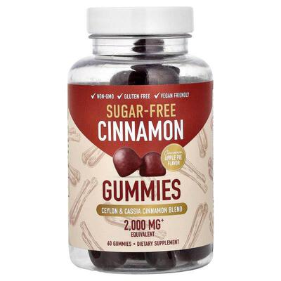 SMNutrition,Cinnamon Gummies, Cinnamon Apple Pie, 60 Gummies
