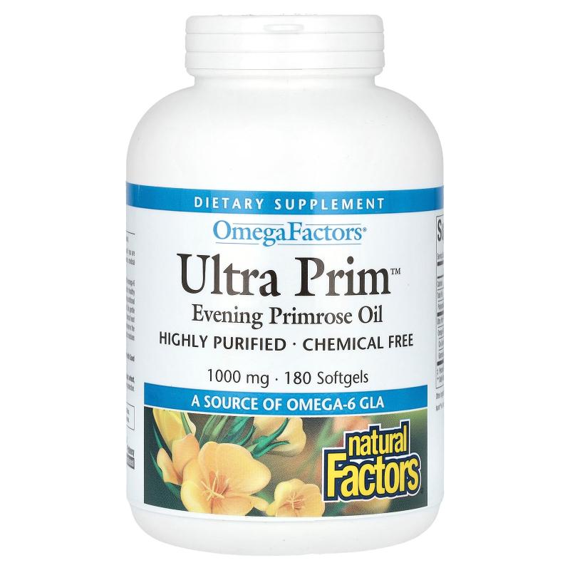 Natural Factors,OmegaFactors 系列 Ultra Prim 月见草精油软凝1