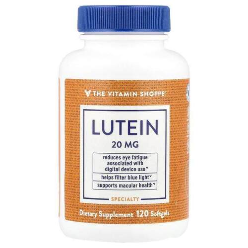 The Vitamin Shoppe,叶黄素，20 毫克，120 粒软凝胶