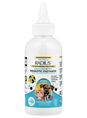 RADIUS,Pets Too™，OralPro +宠物益生菌酶，口腔与肠道健康水添