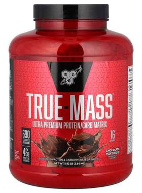 BSN,首，真正质量，蛋白质粉和碳水化合物饮品混合物，巧克力奶昔