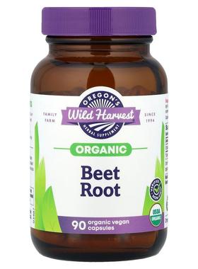 Oregon's Wild Harvest,有机甜菜根，90 粒有机素食胶囊（每粒 42