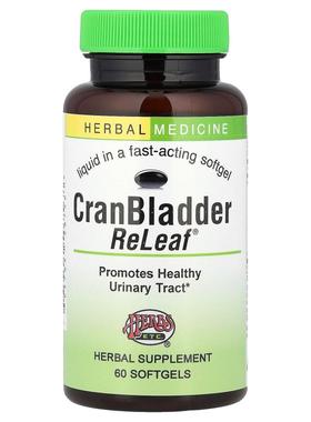Herbs Etc.,CranBladder ReLeaf®，60 粒软胶囊
