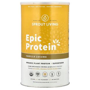 Sprout Living,Epic Protein®，有机植物蛋白质 + SuperFood，香2