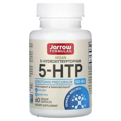 杰诺,5-HTP，100 毫克，60 粒素食胶囊
