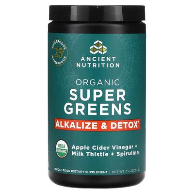 Ancient Nutrition,有机 Super Greens，碱化
