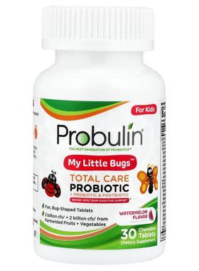 Probulin,My Little Bugs™，儿童全护理益生菌 + 益生元和益生素3