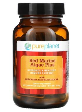 Pure Planet,红色海藻+，90 粒素食胶囊