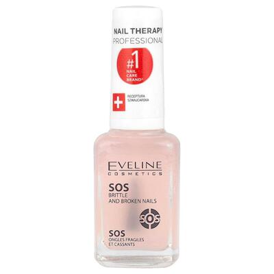 Eveline Cosmetics,SOS 脆弱易断指甲多维生素帮助剂，0.42 液量1