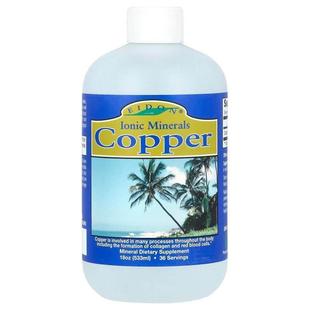 Eidon Ionic Minerals,铜,18 盎司(533 毫升)