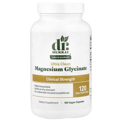 Dr. Murray's,Magnesium Glycinate, 120 mg, 180 Vegan Capsules