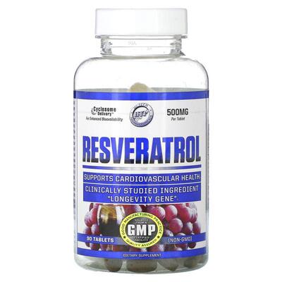 Hi Tech Pharmaceuticals,白藜芦醇补剂，500 毫克，90 片