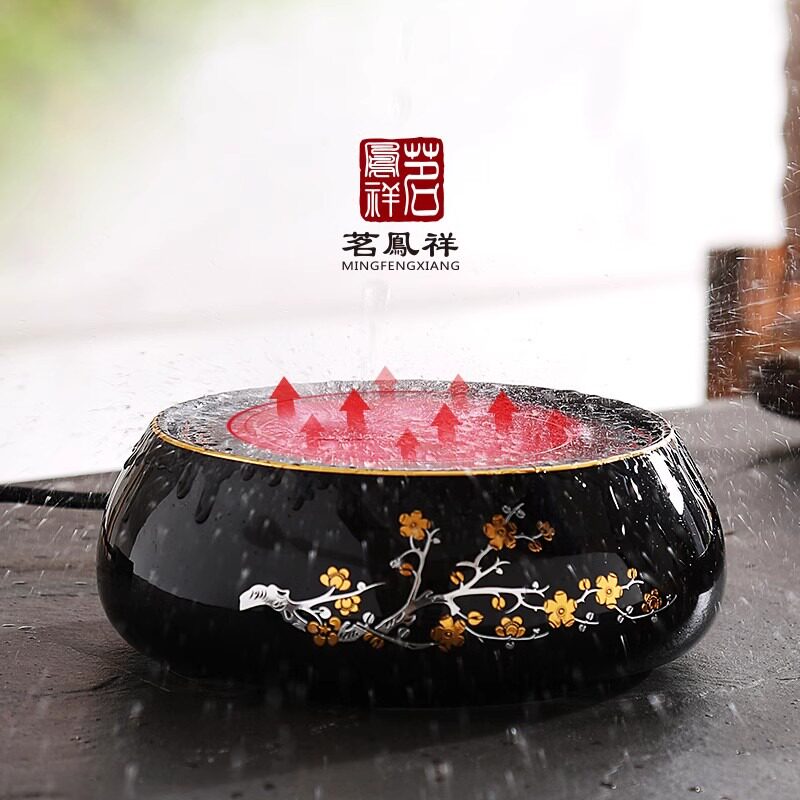 茗凤祥静音陶瓷电陶炉围炉煮茶无辐射茶炉烧水炉电茶炉多功能中式