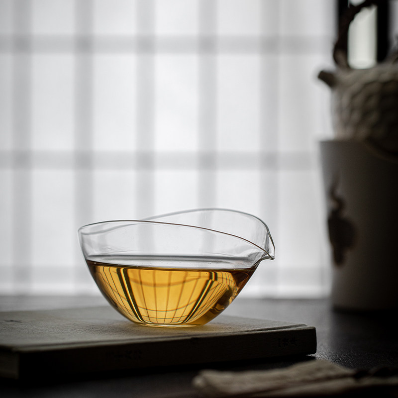 耐热透明玻璃公道杯分茶器古与茶
