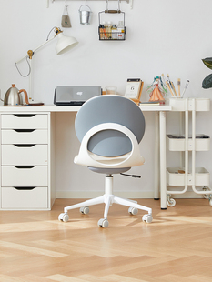 幻日D2书房书桌电脑椅舒适久坐办公椅无扶手化妆椅小户型学习椅子