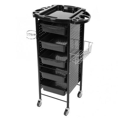 6 Tiers Storage Rack Trolley Cart With Wheels For Hair Salon