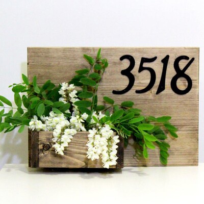 10cm Modern House Number Door Home Address Mailbox Numbers f