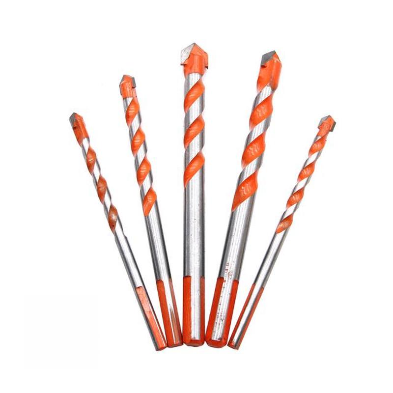 5 Pieces Ceramic Tile Drill Bits Sets 6/8/10/12mm Hard Alloy