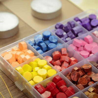 600Pcs/box Sealing Wax Beads Stamp Wax Seal Beaded Waxes for