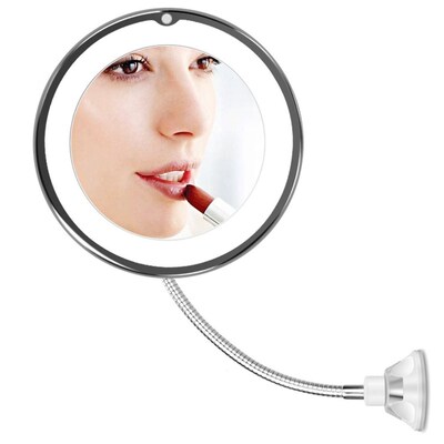 Led-Mirror Magnifying Light-Rotate with 10X Flexible