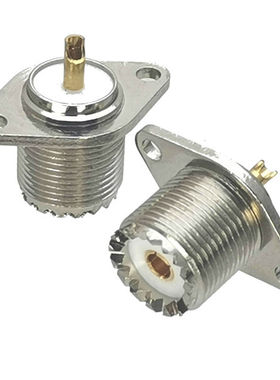 1Pcs SL16 UHF SO239 female 2 hole Female Jack with rhombic f