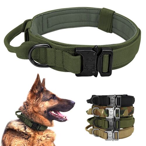 Military Tactical Dog Collar German Shepard Medium Large Dog