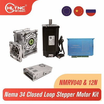 12Nm Nema34 86MM Closed Loop Stepper Motor Drive Hybird Enc