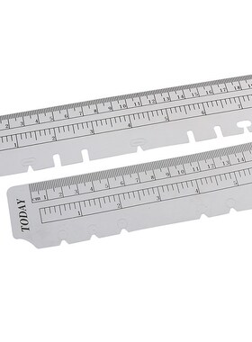 2Pcs/Lot Suitable for Filofax Rulers A4 A5 A6 B5 Planner fo
