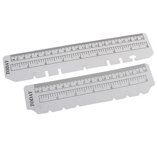 Filofax for Lot Planner 2Pcs Suitable Rulers