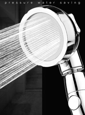 Bathroom 3-Function SPA shower head with switch on/off butto