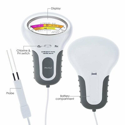 Portable Digital Monitor Ph Water Tester Meter Analysis Chl