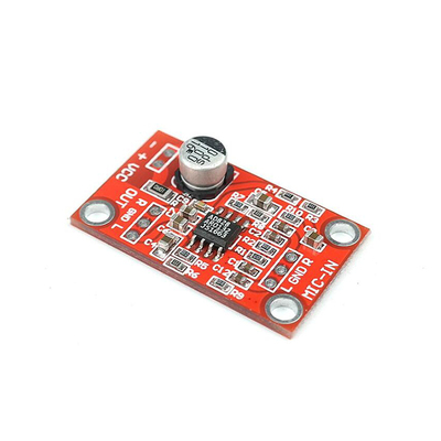 DC 3.8V-15V AD828 Stereo Dynamic Microphone Preamplifier Boa