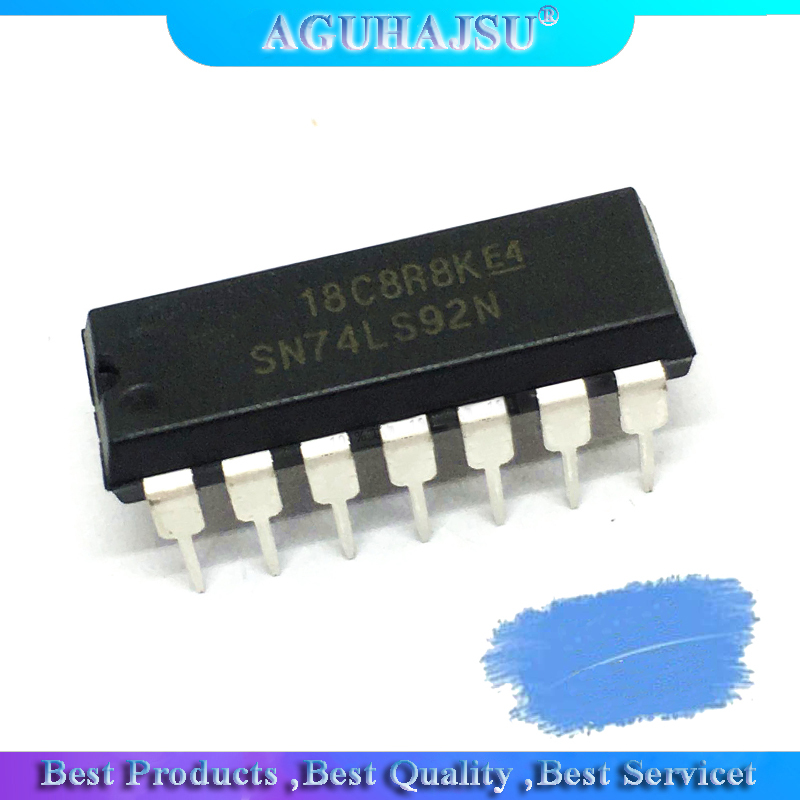 5pcs/lot 74LS92 SN74LS92N HD74LS92P DIP-14 logic IC p new or