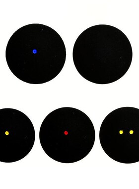 2pcs/lot Squash Ball Two Yellow Dots One Dot Blue Red Yello