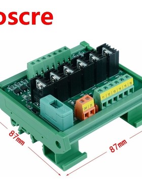 6 Channel DC PLC Amplifier board IO Protection Optocoupler I