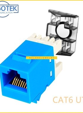 10pcs/lot  Gigabit CA6 P RJ45 Connector CA6 Module Inform