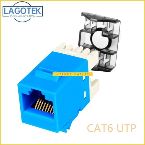 10pcs/lot  Gigabit CA6 P RJ45 Connector CA6 Module Inform