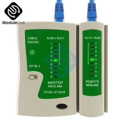 RJ45 RJ11 CAT5 CAT 6 TP Network Lan Cable Tester Test Tool Q