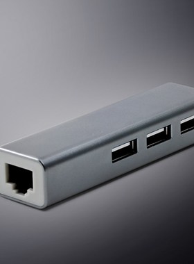 USB hub 2.0 3 ports to RJ45 10/100Mbps Lan Network USB Ether