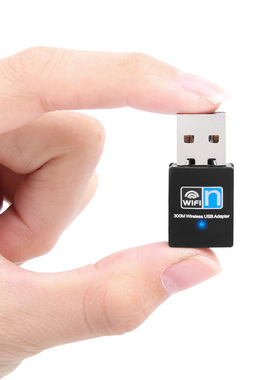 USB WiFi Adapter 300Mbps 2.4GHz USB 2.0 WiFi Dongle 802.11 n